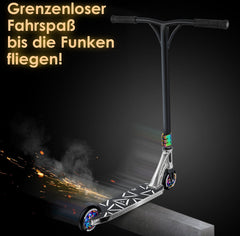 KESSER® Stuntstep voor Volwassenen en Kinderen - Kinderstep - Zilver