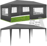 Partytent - 3x6m - Paviljoen - Grijs - Tectake •