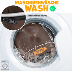 Hondenmand Orthopedisch - Hondenkussen - Hondenbed - Bruin - 91x71 cm - LovPet®