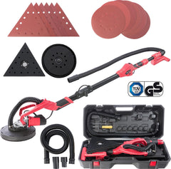 AREBOS Schuurmachine - Langnek Schuurmachine - Wandschuurmachine - Plafondschuurmachine - 710W - 225 mm