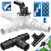 KESSER 12-delige Bypass set - Zwembadadapter - Wit