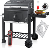 KESSER® XL Houtskoolbarbecue - RVS - BBQ - Antraciet
