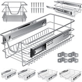 KESSER® Keukenlade - Telescopische lade - 30cm - Zilver