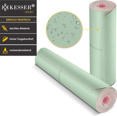 Yoga mat - Fitness mat - Sport mat - Anti slip - Extra dik - Groen
