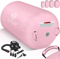 KESSER® Airtrack Turnmat - Gymnastiek Rol - 100x60cm - Roze