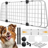 Hondenrek auto - Autorek hond - Bagagerek - Universeel - Verstelbaar - Grijs - LovPet®