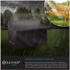 KESSER® Tuinbank weerbestendig - Tweepersoons - Bruin