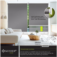 KESSER® Verticale zonwering Balkonzonwering Privacybescherming Zonwering Zijzonwering 180cm x 240cm