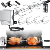 RVS Rotisserie - 107cm -  Elektrische draaispit - Zilver - KESSER®