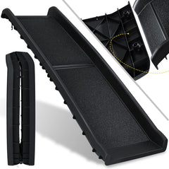 KESSER® Hondenhelling - Loopplank - Hondentrap - Opvouwbaar - Zwart •