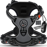 LOVPET® Reflecterende Hondentuigje - Hondenharnas - Antraciet - S