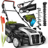MASKO® Elektrische Verticuteermachine - Gazonbeluchter - 1800W - Zwart