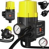 KESSER® Elektronische Drukschakelaar - Waterpomp Dompelpomp - Geel •
