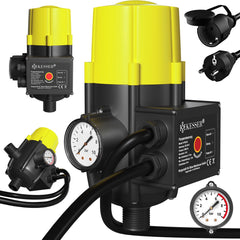 KESSER® Elektronische Drukschakelaar - Waterpomp Dompelpomp - Geel •
