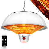 Infrarood Verwarming - Terrasverwarmer - Elektrisch - Heater - Wit - TRESKO®