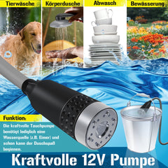 KESSER® Campingdouche - Tuindouche - Mobiele douche - Zwart