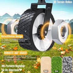 KESSER® Bolderkar - Opvouwbaar - Bolderwagen - Grijs