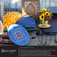 KESSER® Mozaïek Tuintafel - Bijzettafel - Balkontafel - Asteri