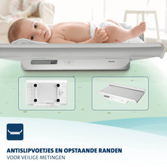 Alecto BC-10 - Babyweegschaal - Ook geschikt voor dieren - Wit •
