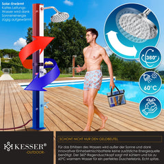 KESSER® Buitendouche - Tuindouche - Solar - 60L - Zilver