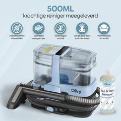 Tapijtreiniger - Draagbare Vlekkenreiniger - Bank Reiniger Machine - Meubelreiniger - Carpet Cleaner Apparaat - Zetelreiniger - Matrasreiniger - Olvy