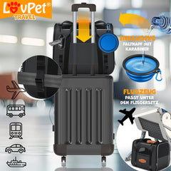LOVPET® Hondenbench - Hondenbox - Transportbox 44x31x36cm - Antraciet •