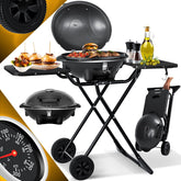 Elektrische grill - Tafelbarbecue - Elektrische Barbecue - 2400W - Zwart - KESSER®