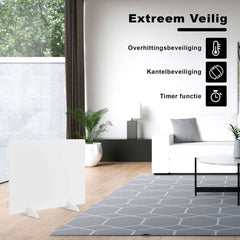 KESSER Infrarood Verwarmingspaneel - 550 Watt - Infrarood Kachel - Paneel - Vrijstaand Of Wandmontage