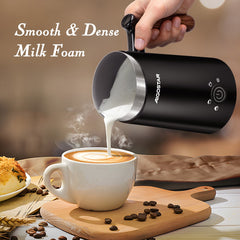 Melkopschuimer elektrisch - 4-in-1 - Melkklopper - 300 ML - Zwart - Aigostar •