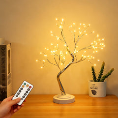 Aigostar Lichtboom met Lichttakken - USB & Batterij - Met afstandsbediening - Kersttakken - Woonkamer - Slaapkamer - Decoratie - Nachtlampje - Warm Wit Licht
