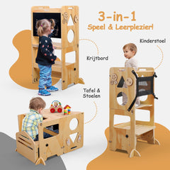 Leertoren - Keukenhulp - Learning Tower - Keukentoren - Olvy Kids •