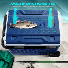 Compressor Koelbox elektrisch - Coolbox - Frigobox - 61L - Blauw