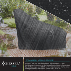 Ligbed - Ligstoel - Zonnebed - Relaxstoel - Antraciet - KESSER®