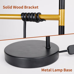 Tafellamp - Bureaulamp - Tafellamp slaapkamer - Zwart - Aigostar