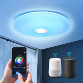 AigoSmart WiFi LED plafonnière - 18W RGB+CCT - Bediening met de App