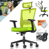 Ergonomische Bureaustoel - Gamestoel - Office Chair - Groen - KESSER®
