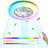 Plafondventilator met verlichting - Plafondlamp met ventilator - Dimbaar - Ø 50 cm - Aigostar