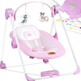 Wipstoel - Babyschommel - Baby Swing - max 9kg - Roze - KIDIZ®