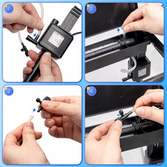 Aquarium Kit - 38.5x24x39 cm - 30L - Zwart - Nobleza •