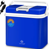 Koelbox Elektrisch – 12V en 230 volt - Coolbox - Frigobox - 24L – Blauw