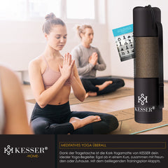 Yoga mat - Fitness mat - Sport mat - Anti slip - Extra dik - Roze