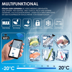 Compressor Koelbox elektrisch - Coolbox - Frigobox - 30L - Zwart •