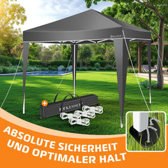 KESSER® Partytent - 3x3m - Paviljoen - Easy Up - Antraciet
