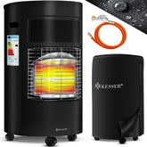 KESSER® Gaskachel Keramisch - 4200W - Terrasverwarmer - Zwart