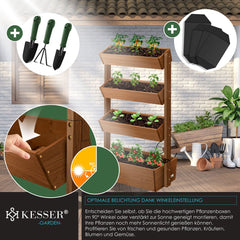 KESSER® Verticale Plantenbakken - Kweekbak - Plantenbak - Bruin
