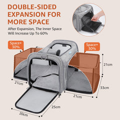 Hondenrugzak – Draagtas Hond – Reismand Kat – 45x28x28 cm – Nobleza