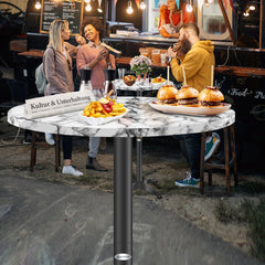 Statafel - Bartafel - Statafelrok - Partytafel - 70-110cm - Marmar - KESSER®