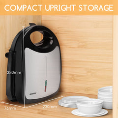 Wafelijzer - Wafelmaker - 2 Wafels - 750W - RVS - Aigostar