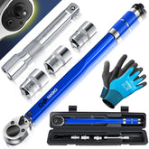 MASKO® Momentsleutel - 6-delig set - 40-210Nm - Blauw