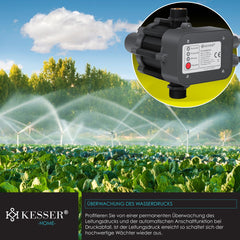 KESSER® Elektronische Drukschakelaar - Waterpomp Dompelpomp - Antraciet